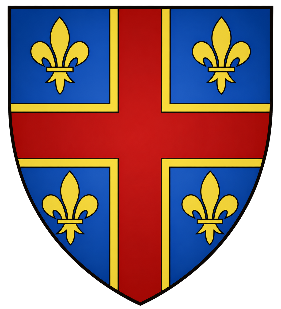 Blason de Clermont-Ferrand, ville de fondation du club